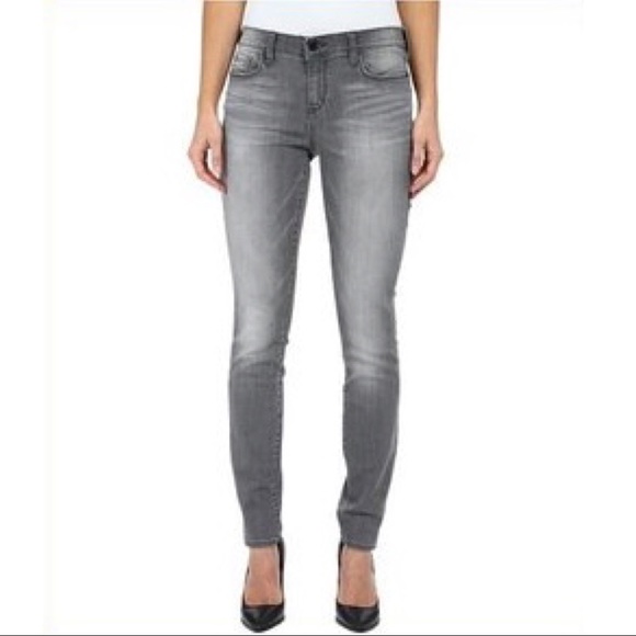 DKNY Gray 5 Ave Ultra Skinny Denim Jeans - Picture 1 of 9
